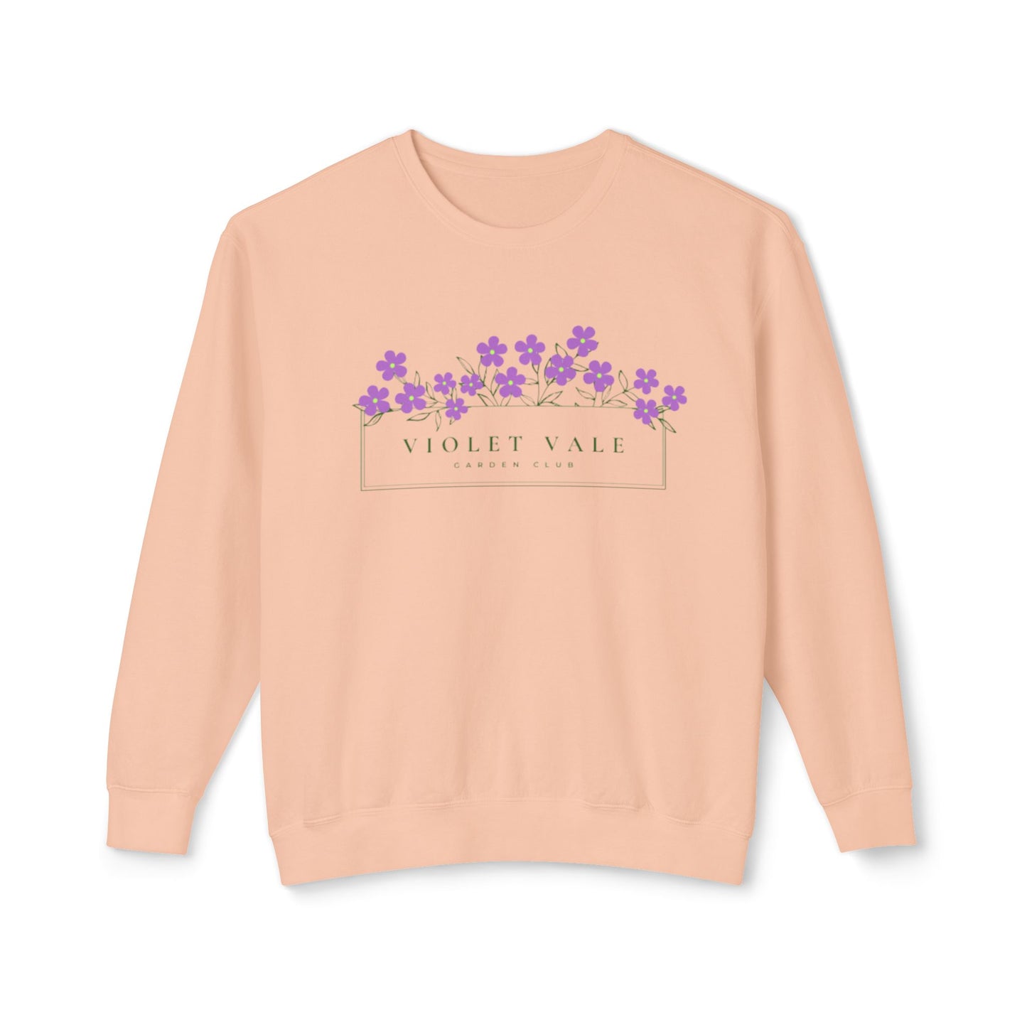 Violet Vale Unisex Lightweight Crewneck Sweatshirt