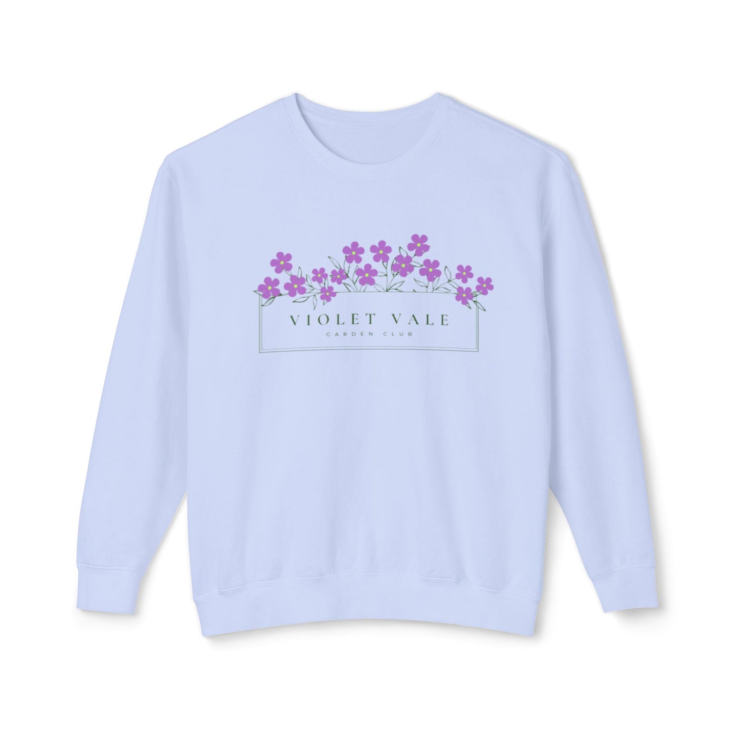 Violet Vale Unisex Lightweight Crewneck Sweatshirt