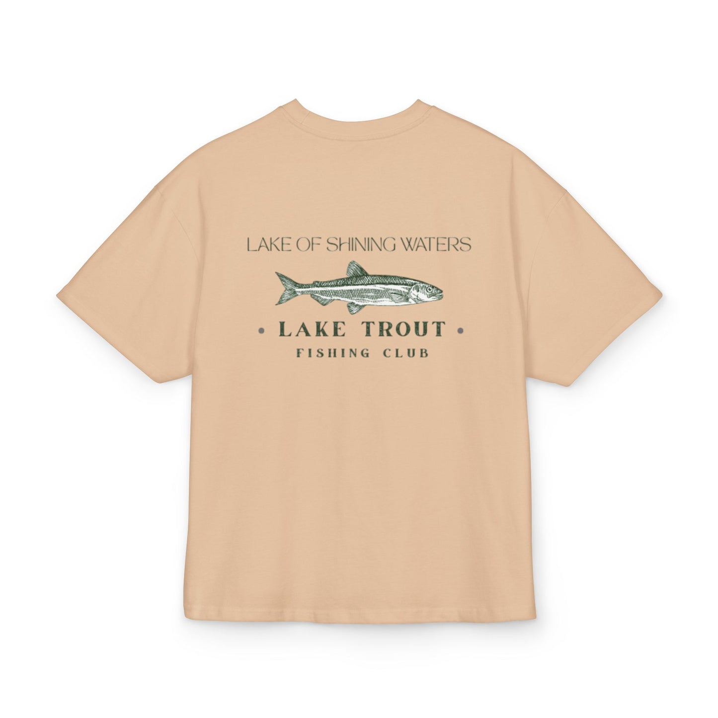Lake Trout Fishing Club Unisex Ultra Heavy Cotton Box Tee