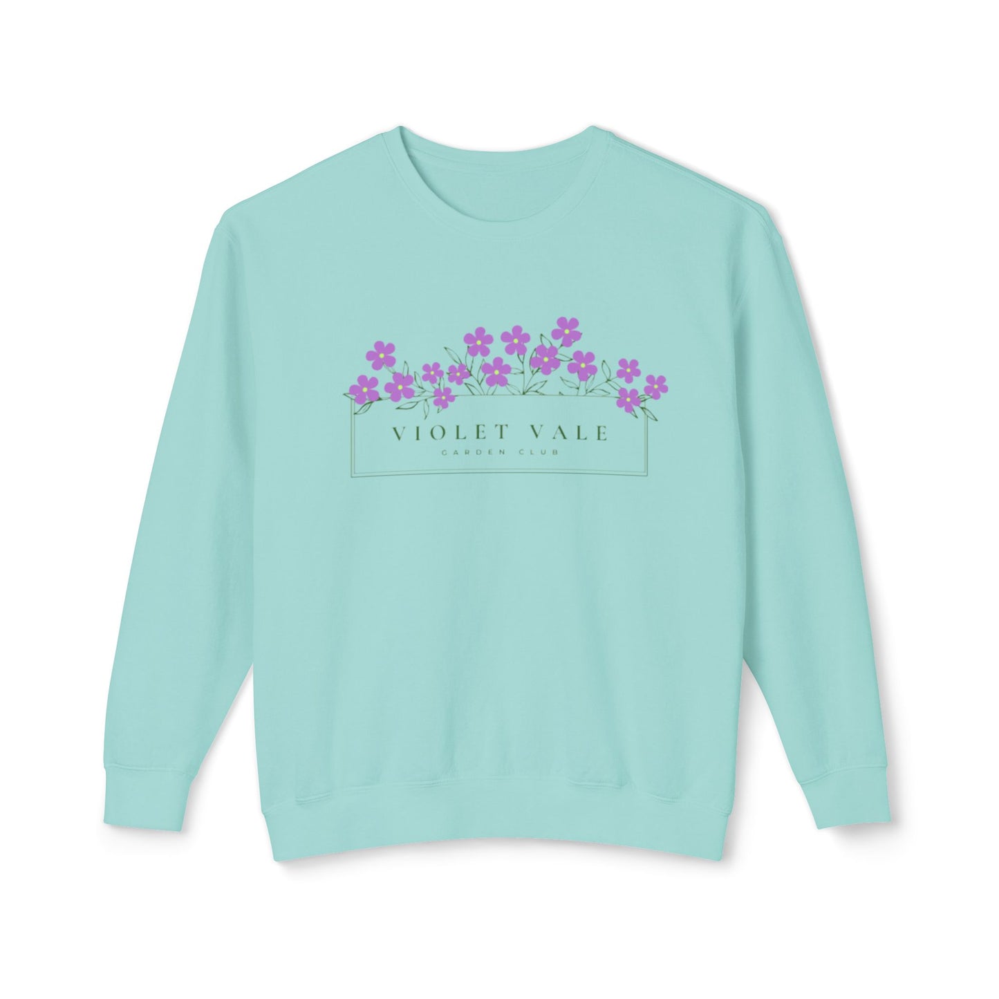 Violet Vale Unisex Lightweight Crewneck Sweatshirt