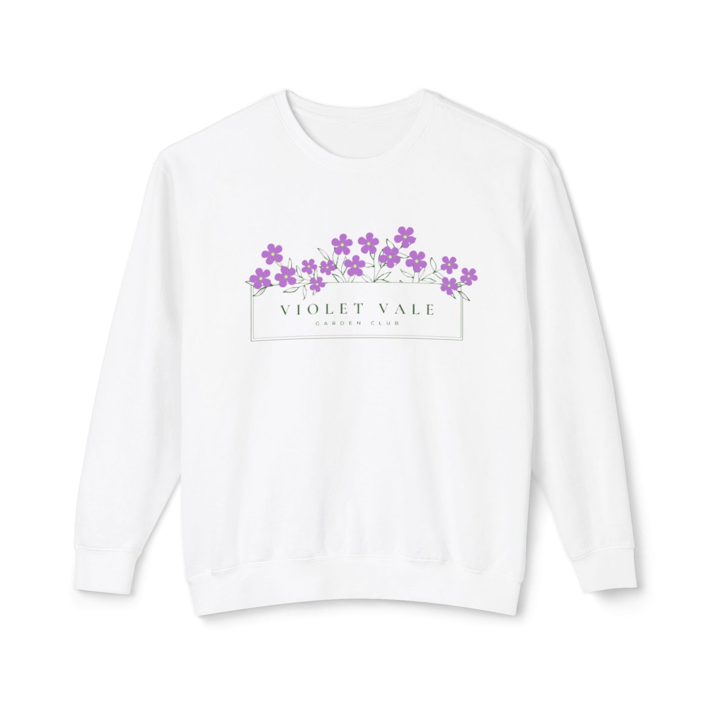 Violet Vale Unisex Lightweight Crewneck Sweatshirt