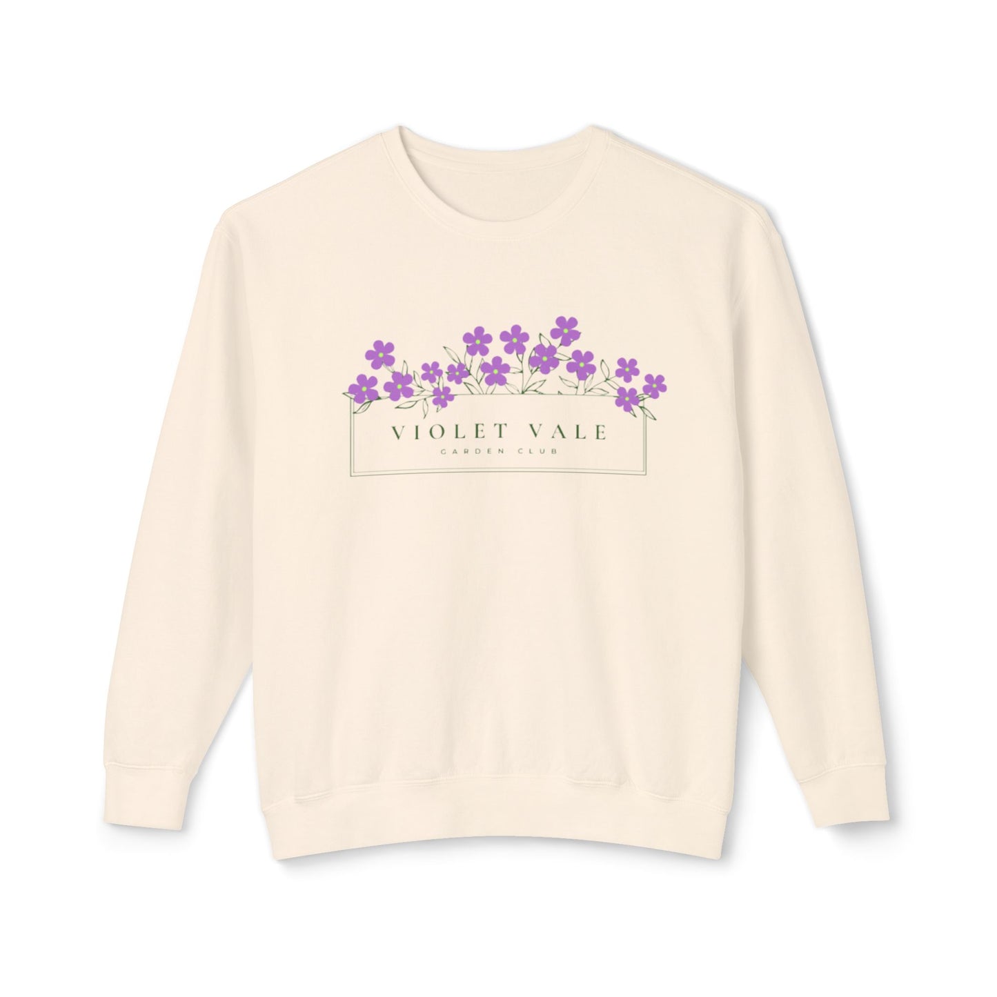 Violet Vale Unisex Lightweight Crewneck Sweatshirt