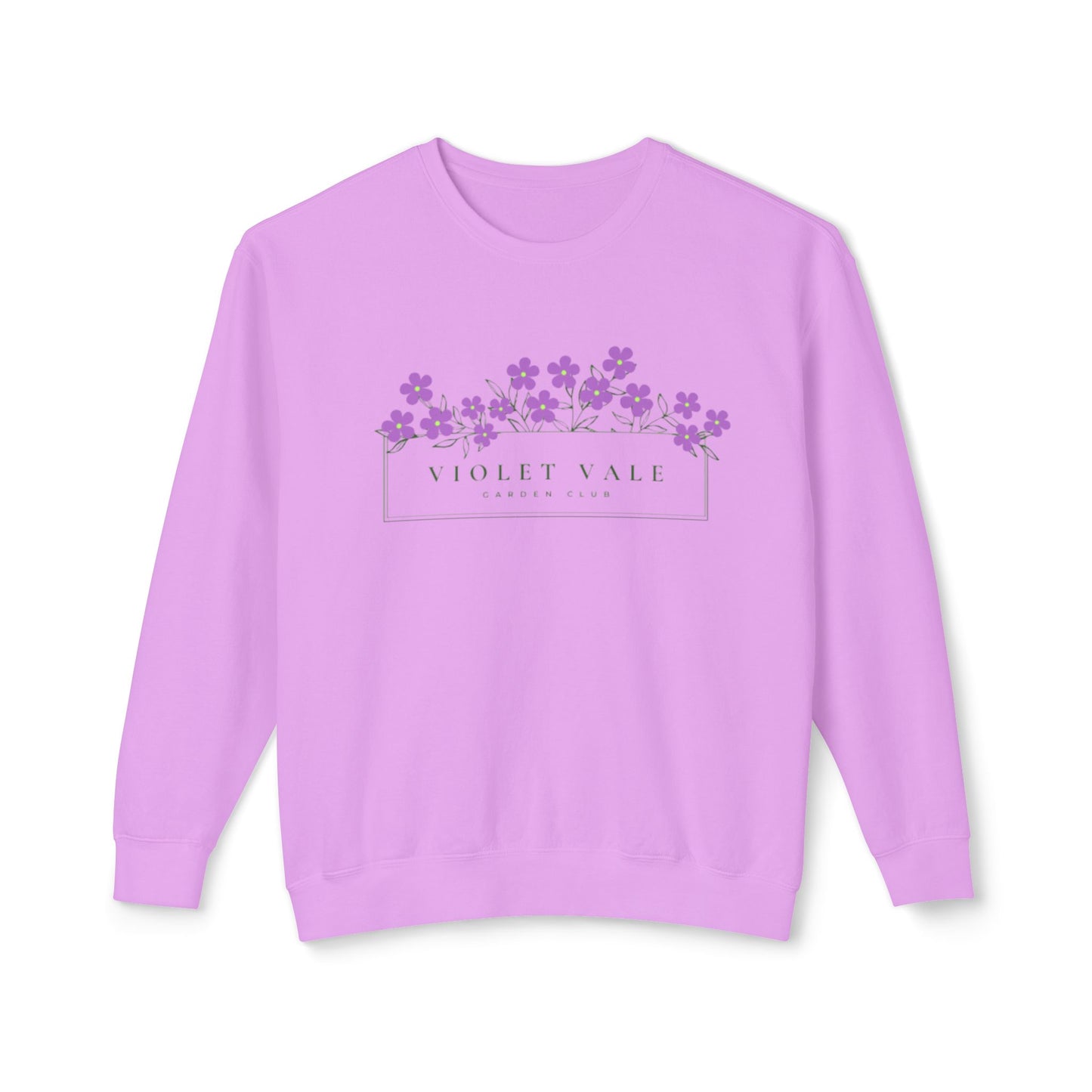Violet Vale Unisex Lightweight Crewneck Sweatshirt
