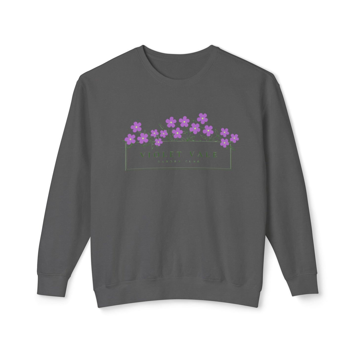 Violet Vale Unisex Lightweight Crewneck Sweatshirt